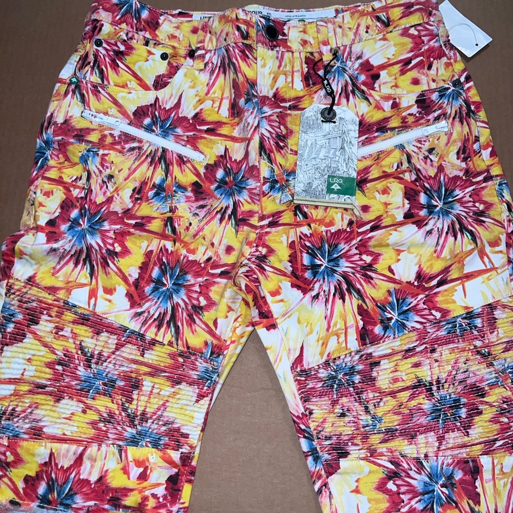 Colorful Floral Patterned Pants